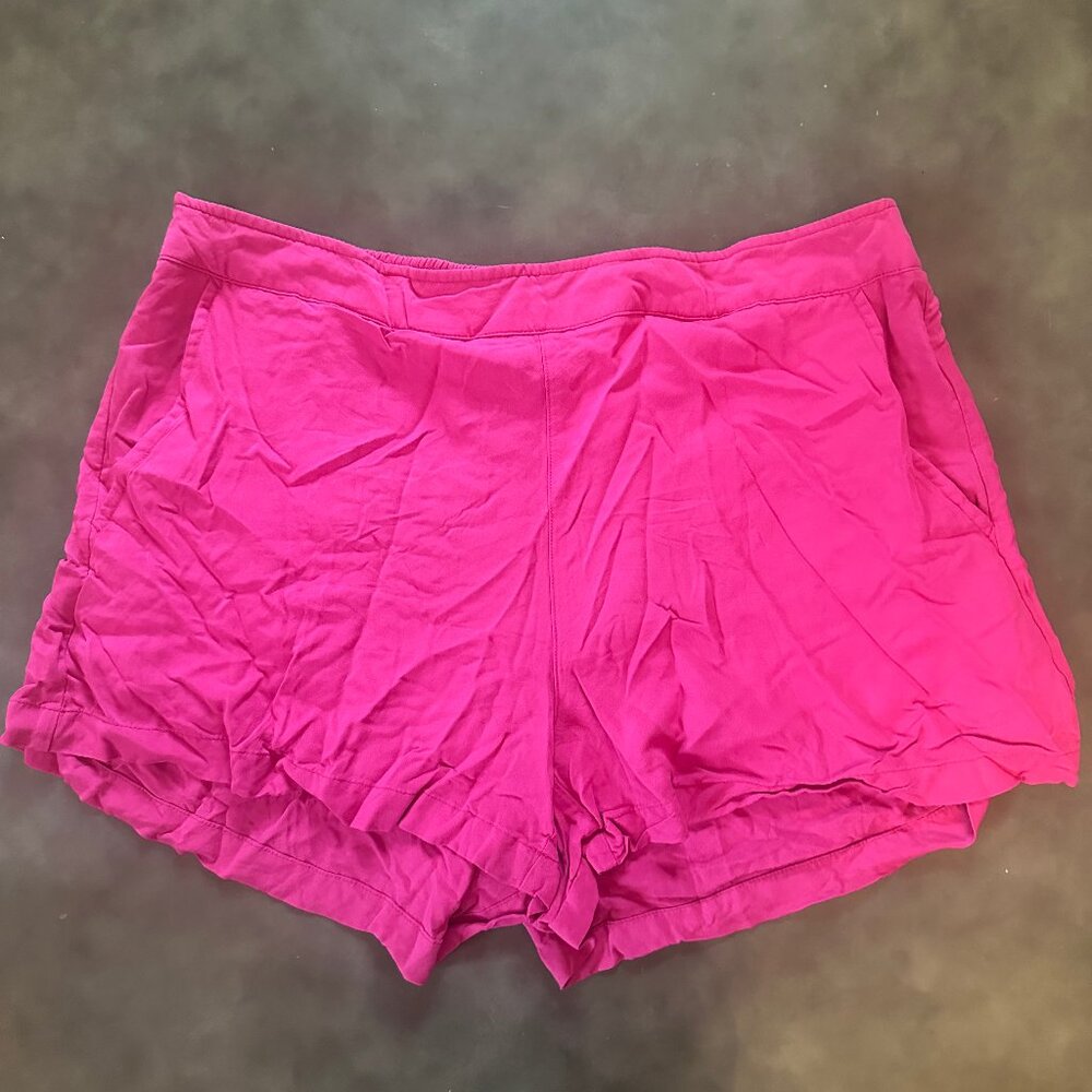 Old Navy Pink High-Rise Playa Shorts
